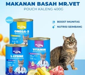 Makanan Basah Kucing MR.VET