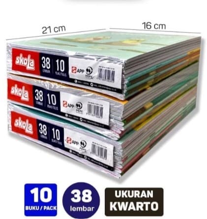 BUKU TULIS 38 LEMBAR SIDU