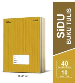 BUKU TULIS SIDU COVER SAMPUL NAMA ISI 40 LEMBAR