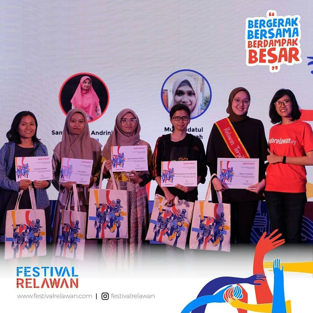 TOP 5 Selected Volunteers for Indorelawan 2019